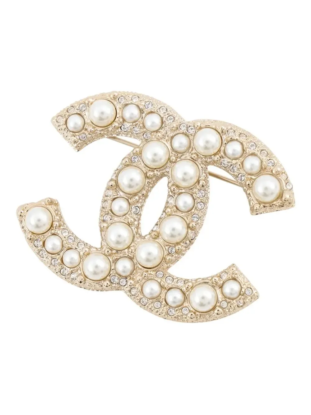 Chanel Cc Logo Brooch Metal #357871C12B